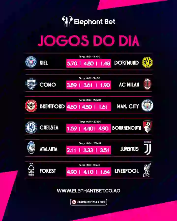 jogos do dia elephantbet